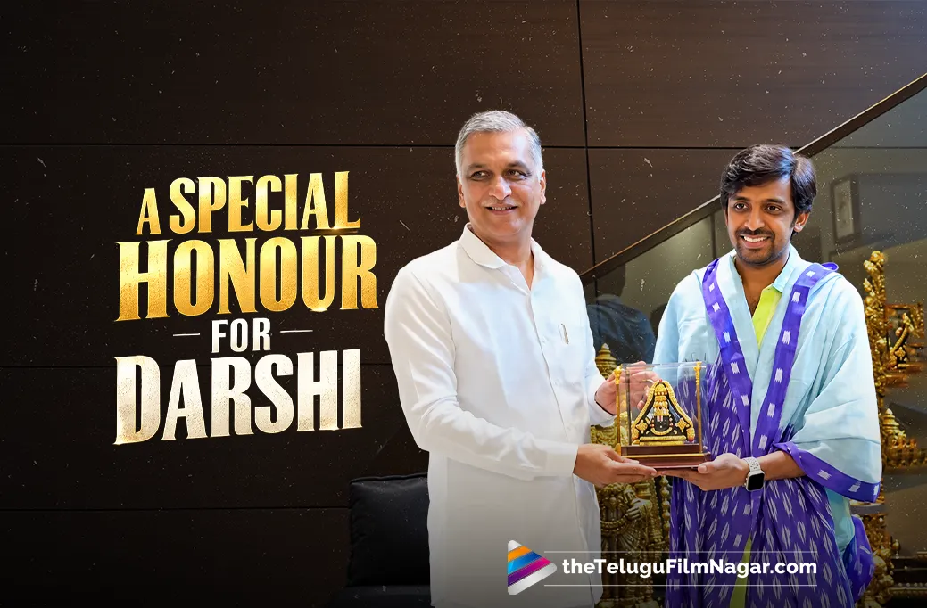 Darshi Gets Special Felicitation for His Paradise Role