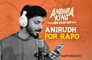 Anirudh Ravichander Lends Voice to Andhra King Taluka First Single