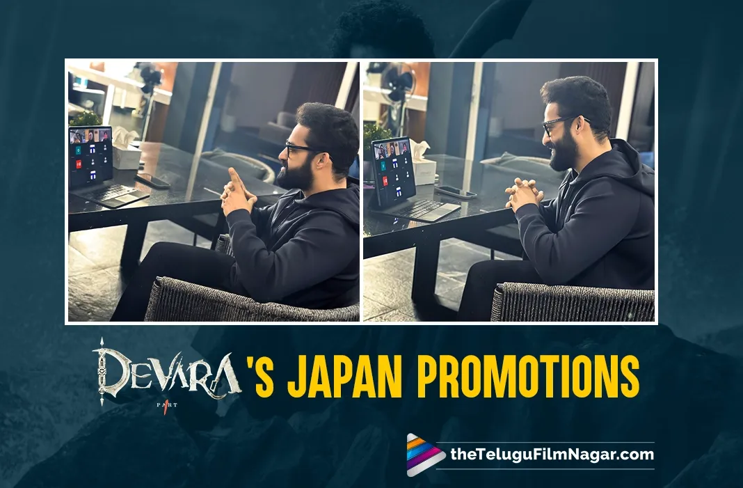 Jr NTR launches Devara promotions with Japanese media ahead of release