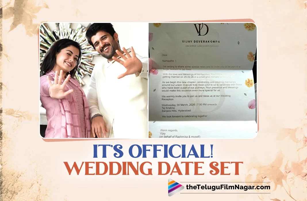 Vijay Deverakonda & Rashmika Mandanna To Tie the Knot; Wedding Invitation Out