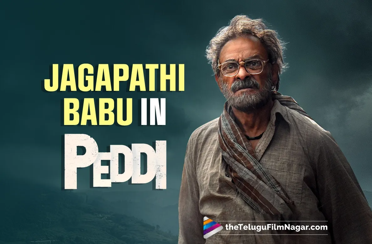 Jagapathi Babu transforms into Appalasoori in Ram Charan's 'Peddi'