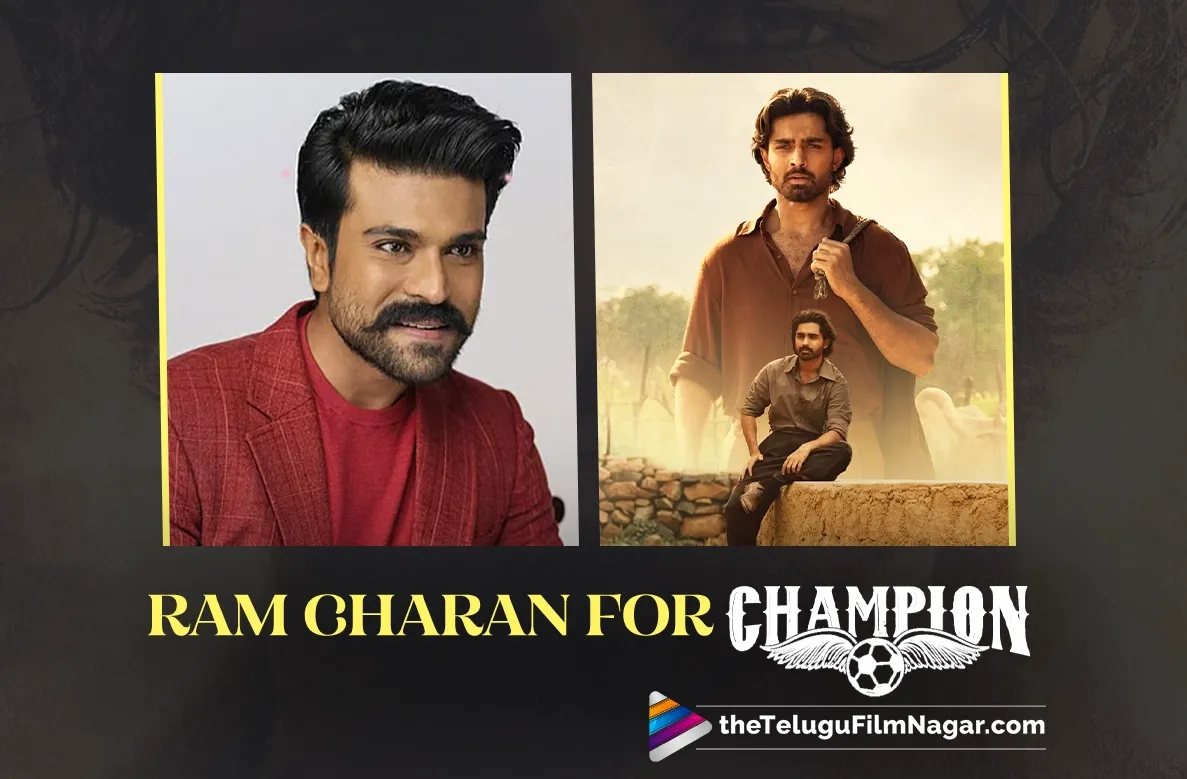 Mega Power Star Ram Charan for Champion trailer event