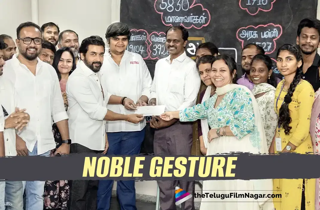 Actor Suriya's Generous Gift Boosts Agaram Foundation's Educational Initiatives