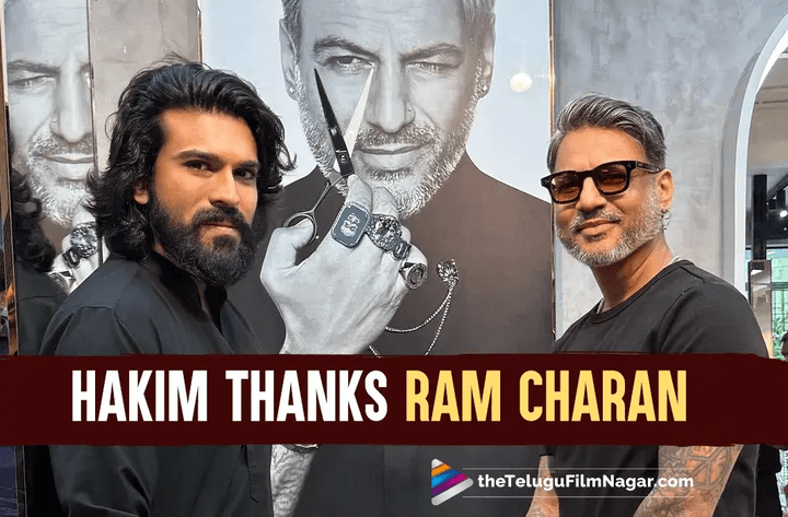 Ram Charan visits Aalim Hakim's Hyderabad salon to lock in his 'Peddi' look