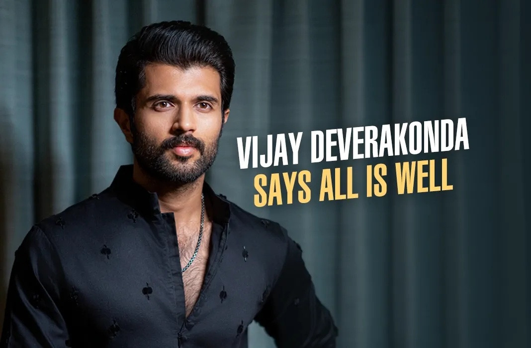 Vijay Deverakonda issues a statement after a minor accident